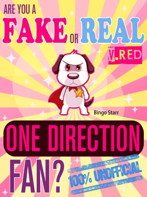 cover image of Are You a Fake or Real One Direction Fan? Red Version
